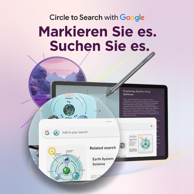 Detalle 2 de Lenovo Idea Tab 11" Tablet mit 128 GB Speicher