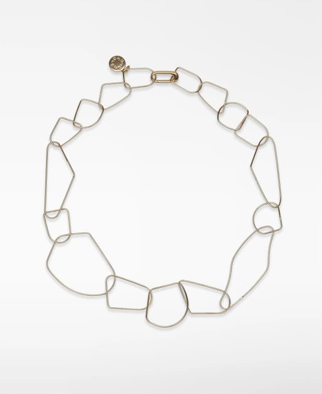 Detalle de Adolfo Dominguez Collar con eslabones irregulares