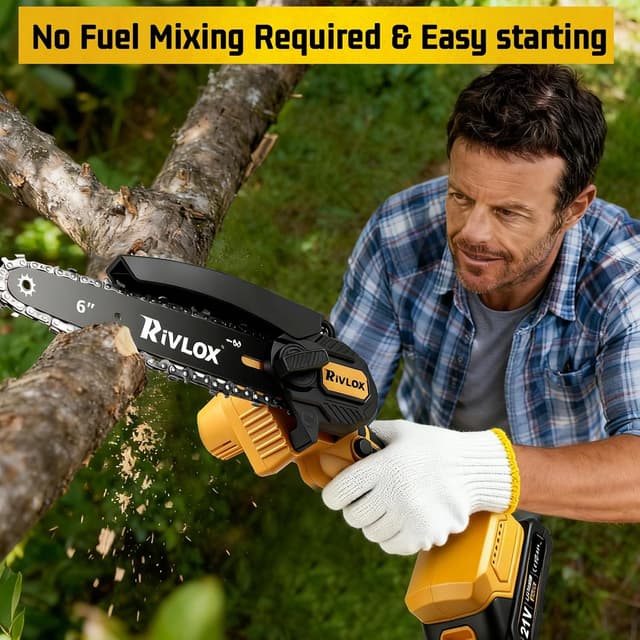 Thumbnail 1 de Mini Chainsaw 6 Inch Cordless 2000mAh