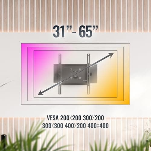 Thumbnail 3 de RICOO R23-S Soporte TV Pared 31-65" Inclinable y Giratorio 🖥