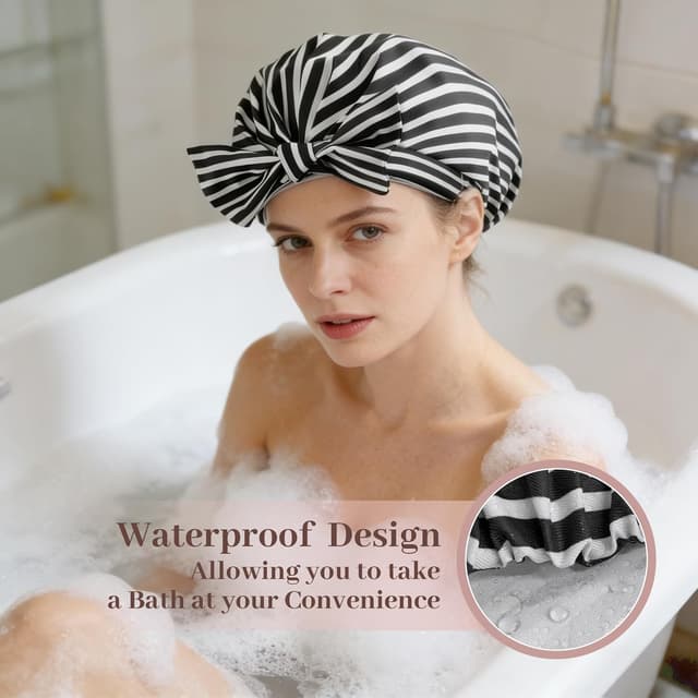 Thumbnail 5 de HAGOT Bonnet de Douche Femme Imperméable Doublé