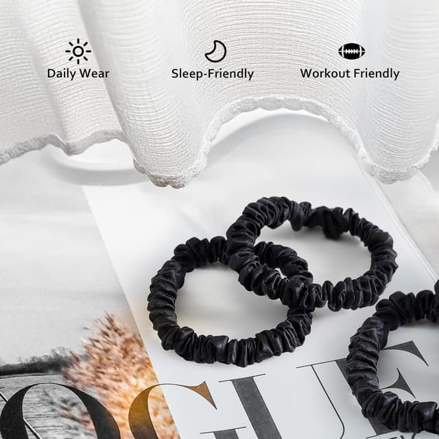 Thumbnail 5 de Townssilk Scrunchies seta 22 momme 5 pezzi 🎀