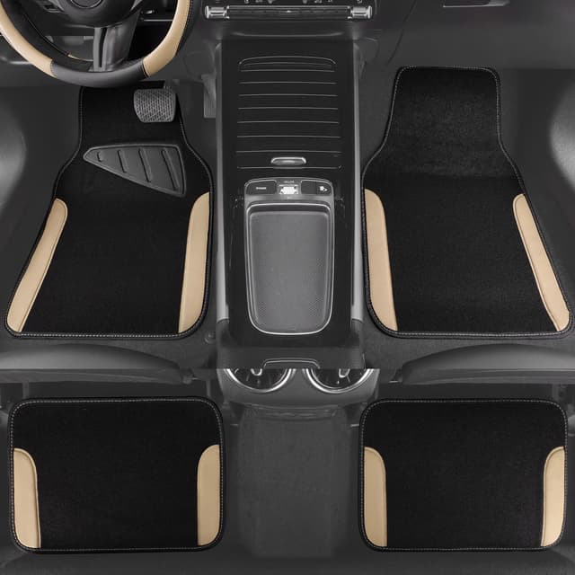 Detalle de CAR PASS Car Floor Mat 4-Piece Set