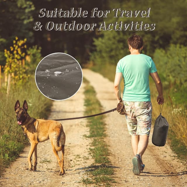 Detalle de UNIKOME Cuccia grande pieghevole impermeabile per cani e gatti (110x68 cm, marrone+grigio)