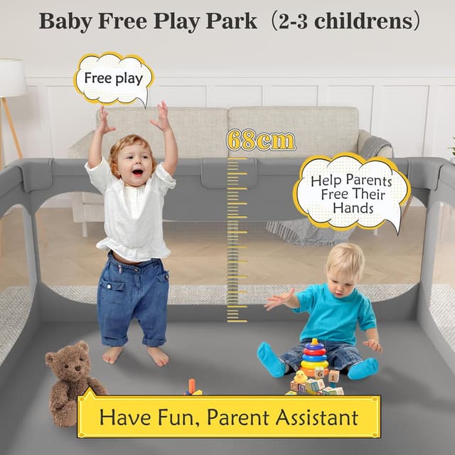 Thumbnail 3 de Box Bambini 150 x 180 x 68 cm Versione potenziata 2025