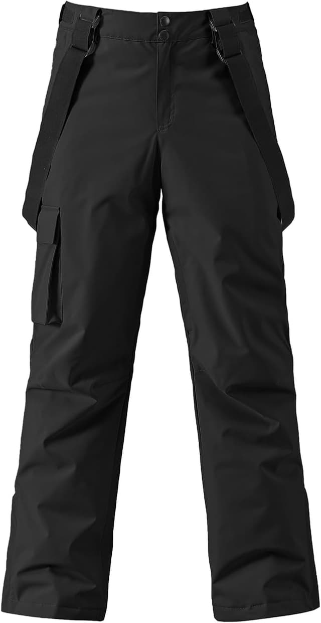 Detalle 2 de YEEFINE Men's Ski Snow Pants Insulated Waterproof
