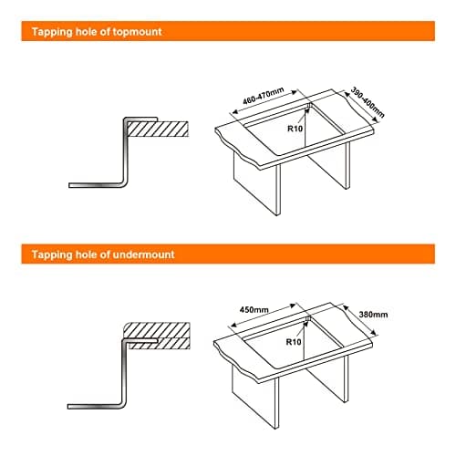 Thumbnail 4 de Ibergrif M85043B Fregadero 50×43 cm acero negro 🏠