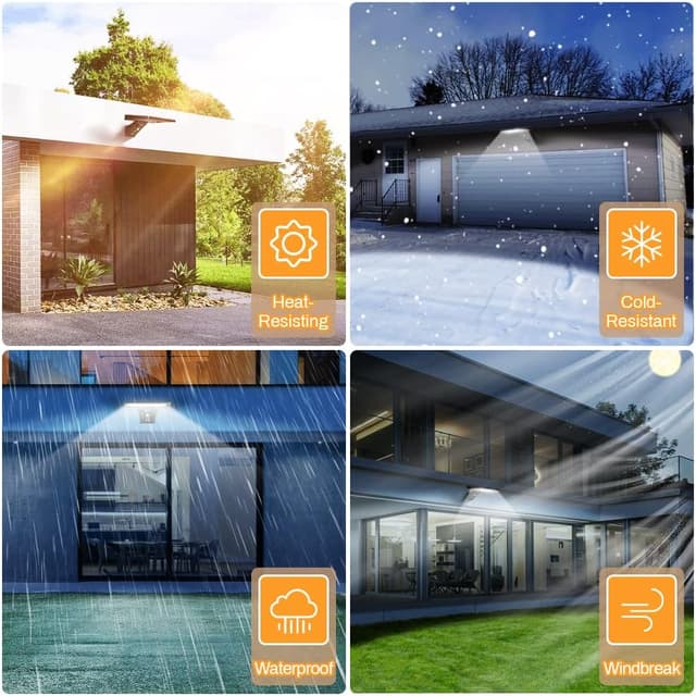 Thumbnail 5 de JESLED Luz Solar Exterior Jardín 🌟 104LED, Control Remoto, IP65