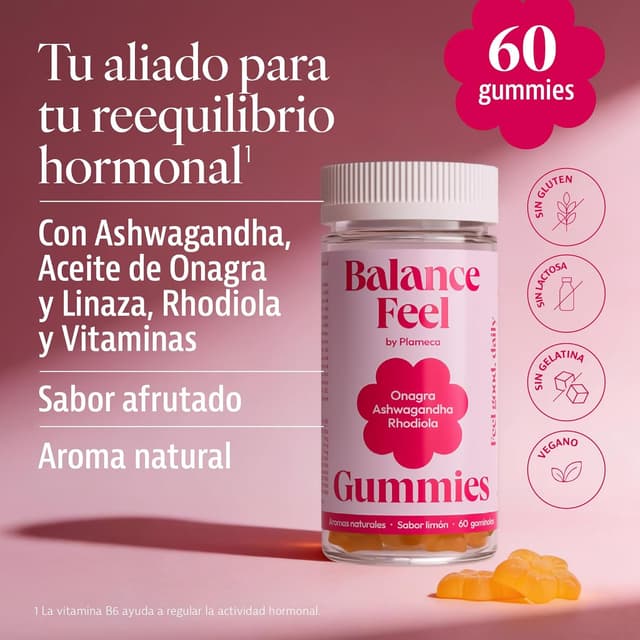 Thumbnail 1 de Balance Feel 60 Gummies equilibrio hormonal 🍋