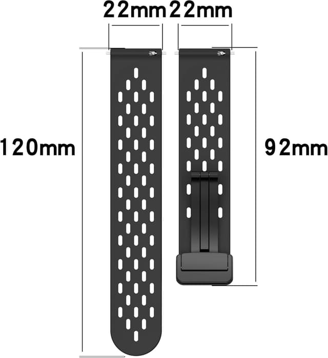 Detalle de 22mm silicone watch strap for Galaxy Watch