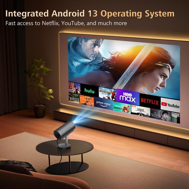 Detalle de VGKE Mini Projector 0.99 kg 4K support