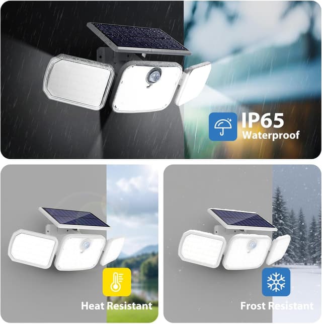 Detalle de Peasur Solar Security Light 1000 lumens