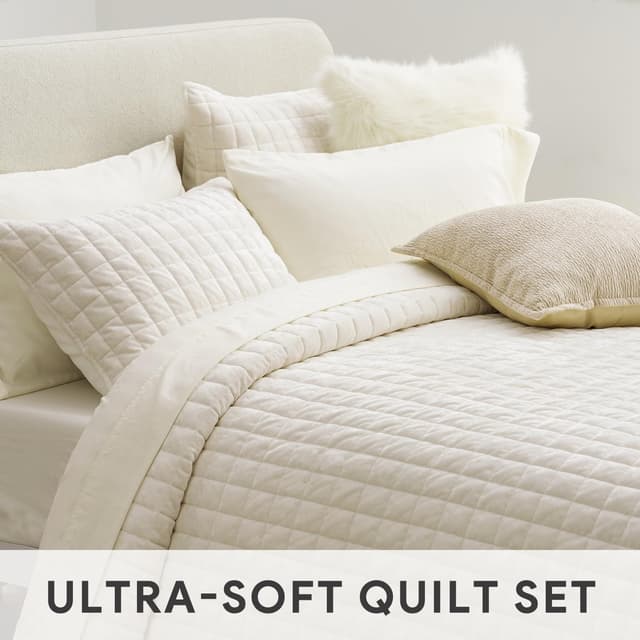 Detalle 2 de RECYCO Luxury Velvet Quilt Set 118 x 106 in
