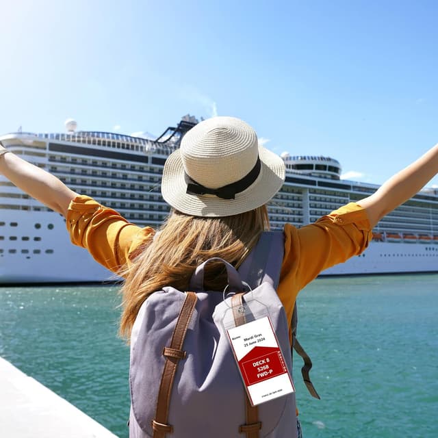 Thumbnail 5 de SEAVILIA 6 Pack Luggage Tags for Cruises