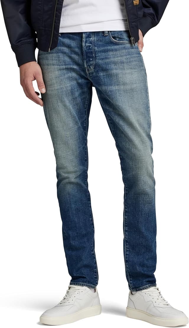Thumbnail 6 de G-Star Herren 3301 Slim Jeans mit Knopfverschluss – schmale Passform