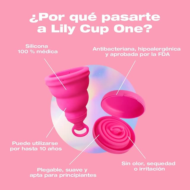 Thumbnail 2 de INTIMINA Lily Cup One copa menstrual plegable 1 unidad