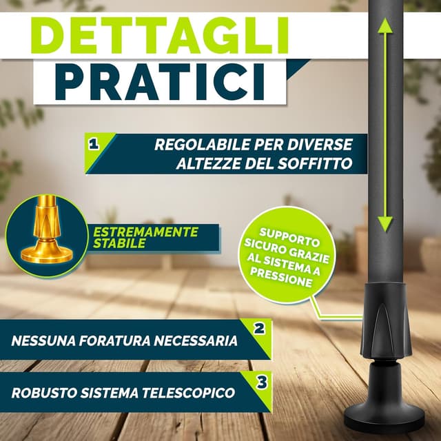 Thumbnail 1 de tillvex Tenda da Sole Verticale 100x310 Taupe