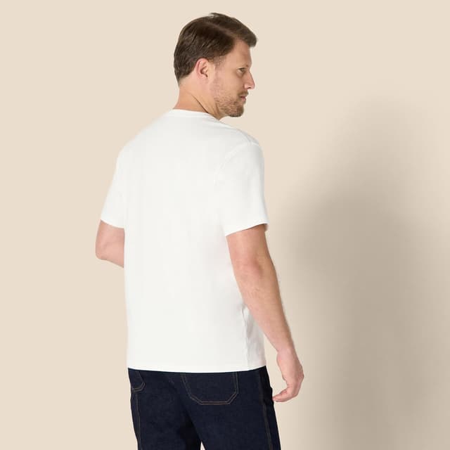 Detalle 2 de Amazon Essentials Men’s Relaxed-Fit Heavyweight Cotton T-Shirt