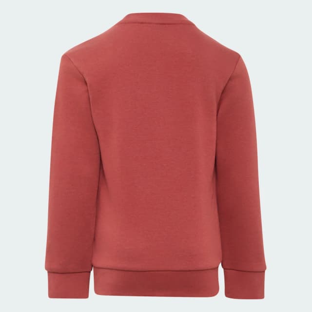 Detalle 2 de Conjunto sudadera y pantalón adidas Adicolor para niños en rojo