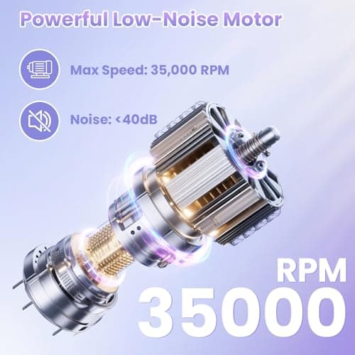 Thumbnail 2 de Xoali Torno de Uñas Profesional 35000rpm ⚡ Kit 13 en 1