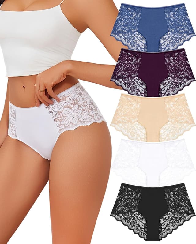Imagen de Sth Big Culotte Taille Haute coton dentelle en OfertitasTOP