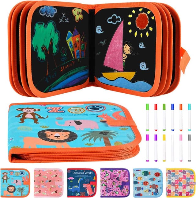 Detalle de Funkprofi Graffiti Malbuch mit 12 Stiften