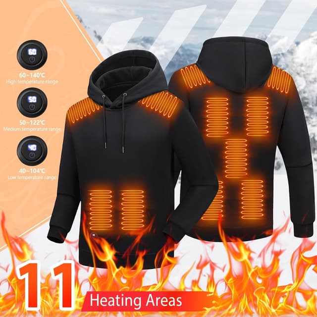 Thumbnail 1 de Sentasi Felpa Riscaldata con Cappuccio 27000mAh