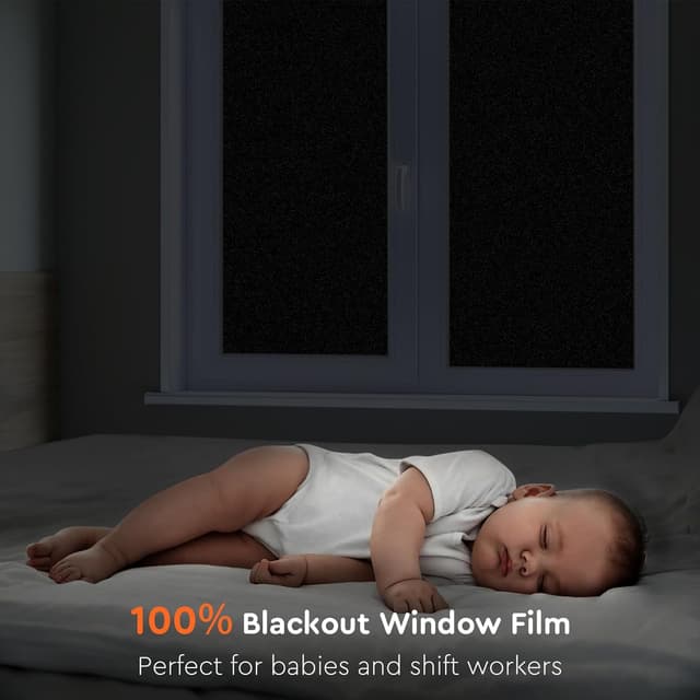 Thumbnail 1 de Kromapolis Blackout Window Film 17.5" x 78.7