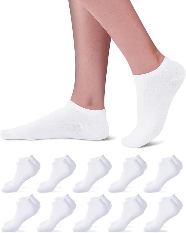Detalle de Niorasen Sneaker Socken 10 Paar Baumwolle