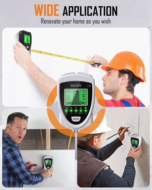 Thumbnail 5 de Lorrtta 5 in 1 Stud Finder Wall Scanner