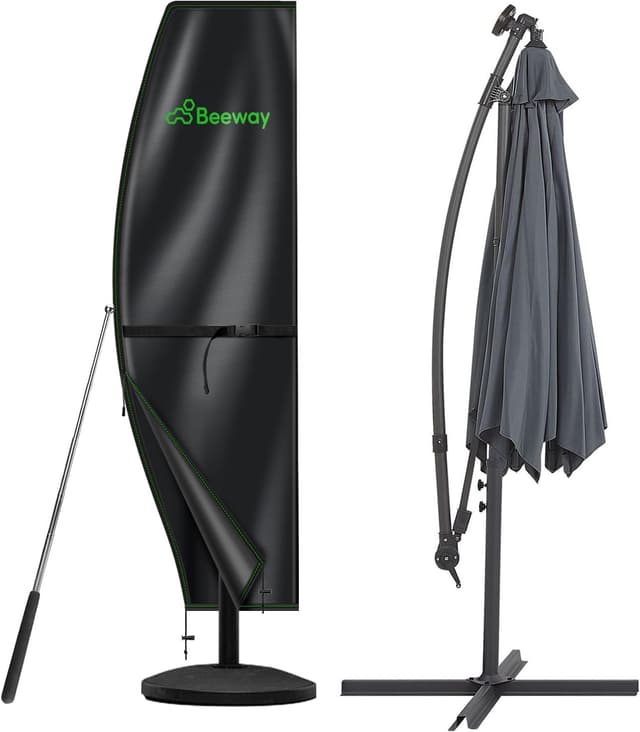 Detalle de BEEWAY Garden Parasol Cover 205cm ☂