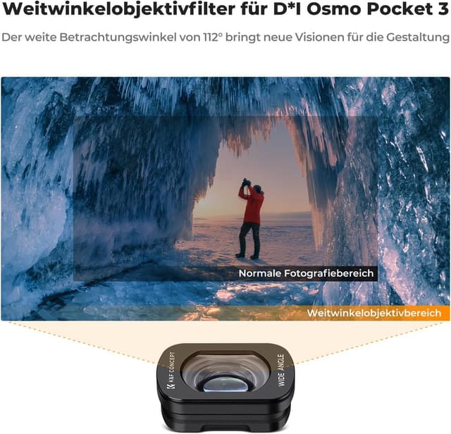 Thumbnail 4 de K&F CONCEPT Effect Lens Set 1,2X anamorph