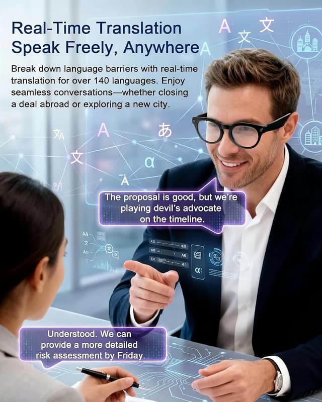 Thumbnail 4 de kttung AI Smart Glasses 1080P