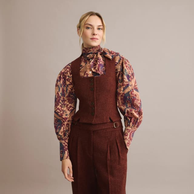 Thumbnail 1 de Verhunt Chaleco corto tweed básico