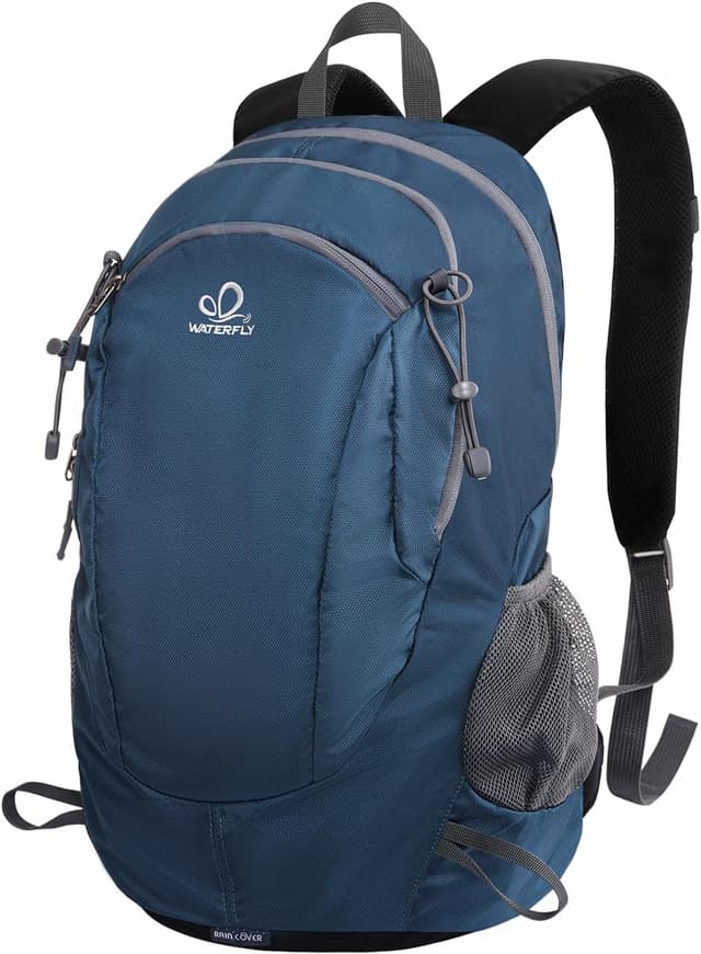 Detalle de Waterfly 25L Hiking Backpack Daypack with Rain Cover – lightweight rucksack for day hikes, travel and camping