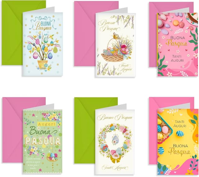 Thumbnail 5 de Biglietto auguri Pasqua glitter 13 x 8,5 cm