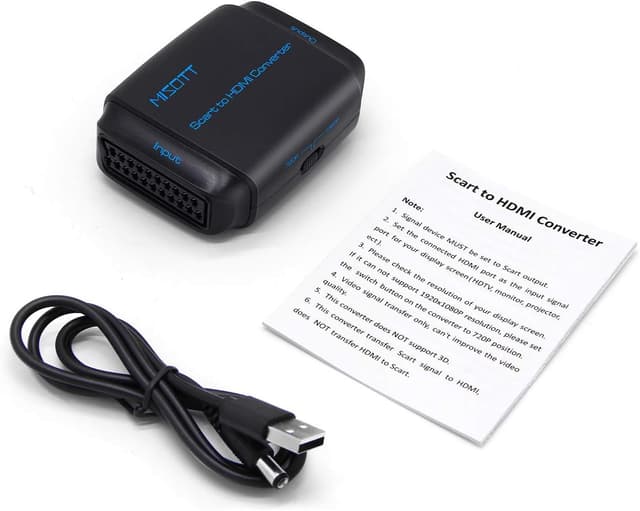 Thumbnail 6 de MISOTT Convertitore Scart a HDMI 1080P