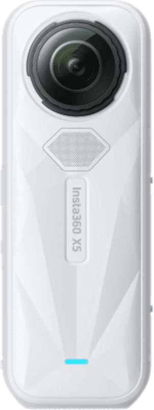 Detalle de Insta360 X5 Satin White Limited Edition: 360°-Kamera mit 8K für helle Videos