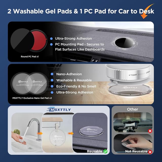 Detalle 2 de MSXTTLY Vacuum Magnetic Phone Holder 2200gf