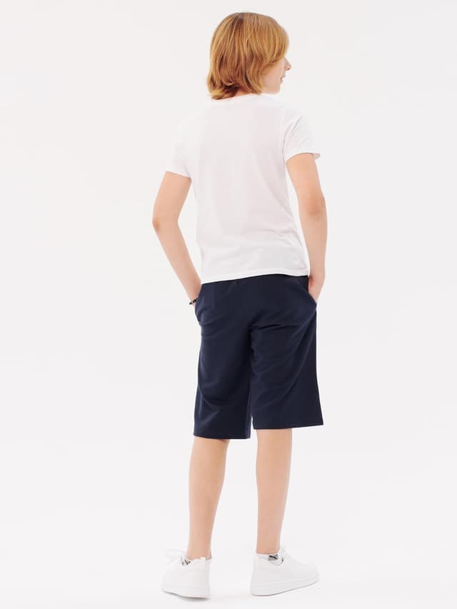 Detalle de MOR Jungen Shorts aus 100% Baumwolle (Haus- & Schlafshorts) mit Taschen, Größen 134–176