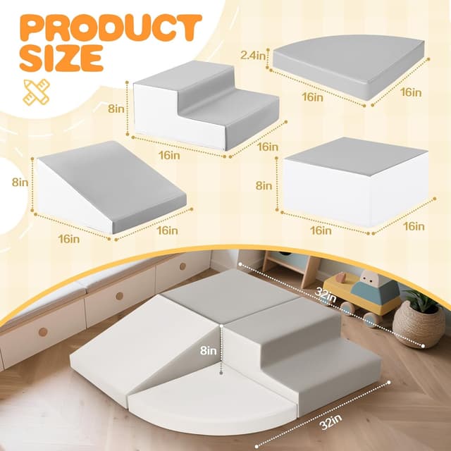 Thumbnail 1 de Sumbababy 4-Piece Climbing Foam Blocks