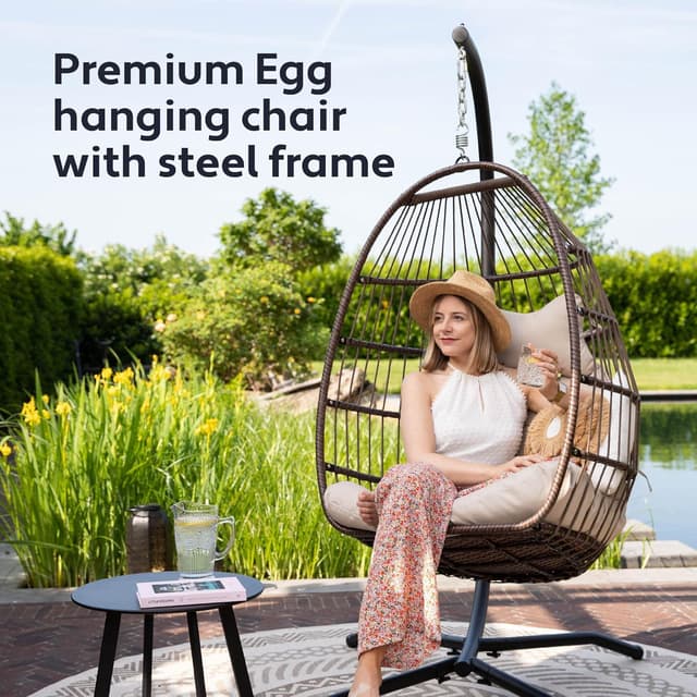 Detalle 2 de Vita5 Hanging Egg Chair 150 kg load capacity