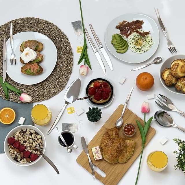 Thumbnail 3 de Lou Laguiole Chorro - Set de 6 Tenedores para Tartas 🍰