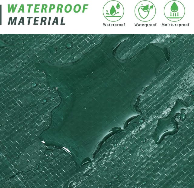 Detalle de GARPROVM XXL Aufbewahrungstasche für Gartenauflagen (476 l), wasserabweisend, 165 x 38 x 76 cm