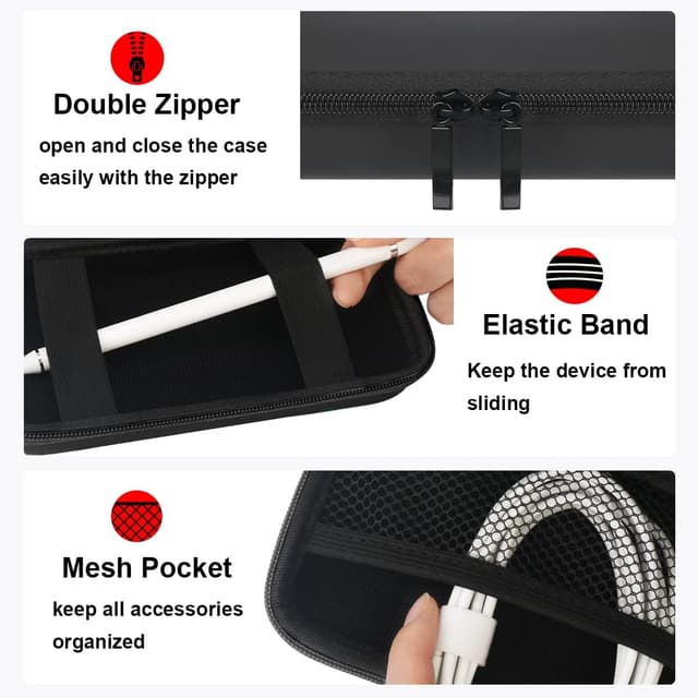 Detalle 2 de Elonbo Carrying Case for MagSafe Charger, Travel Bag