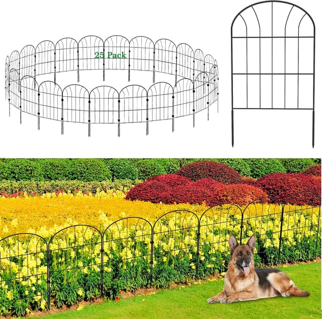 Imagen de Recinzione Giardino in Metallo 60x33 cm 25 pannelli en OfertitasTOP