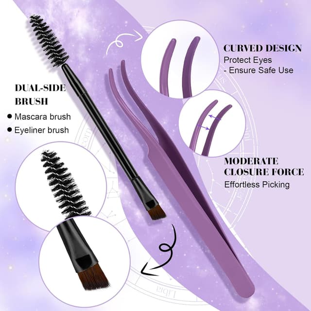 Detalle de B&Q Flora Lash Clusters Kit Flaunt Lash Clusters (D-Curl) DIY Lash Extension Clusters Kit