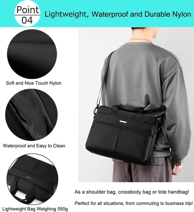 Thumbnail 4 de zhongningyifeng 14 Inch Laptop Bag