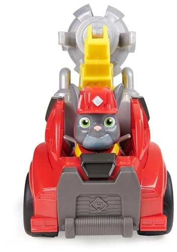 Detalle de Rubble & Crew Pack Grúa y Figura Charger para 3 años 🎲