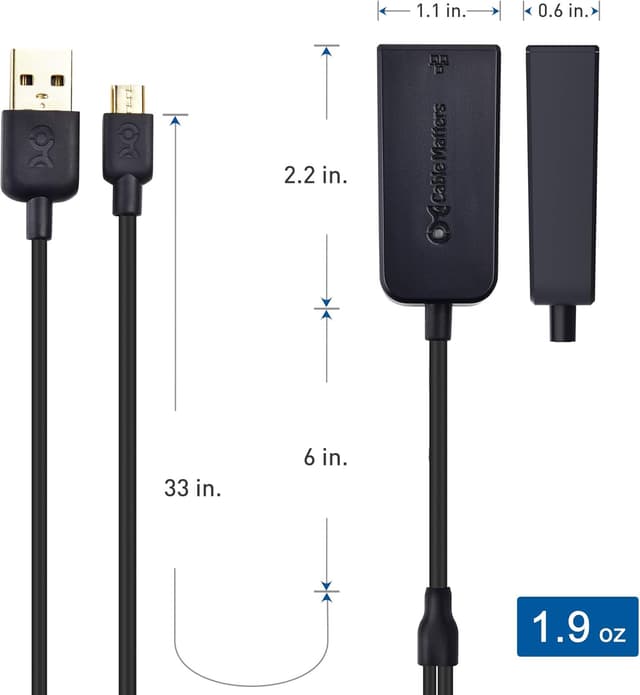 Thumbnail 6 de Cable Matters Micro USB Ethernet Adapter